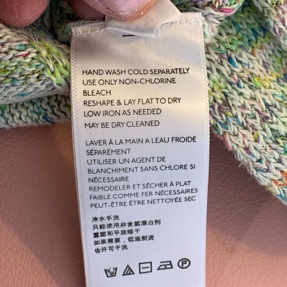 Free People Womens Prism Pullover Space Dye Sweater Cropped Beach Oversized Boho - Picture 4 of 16